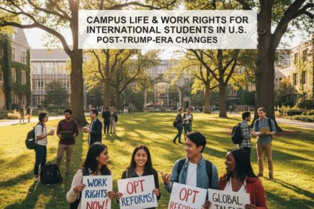 Campus Life & Work Rights for International Students in the U.S. After the Trump-Era Shake-Up